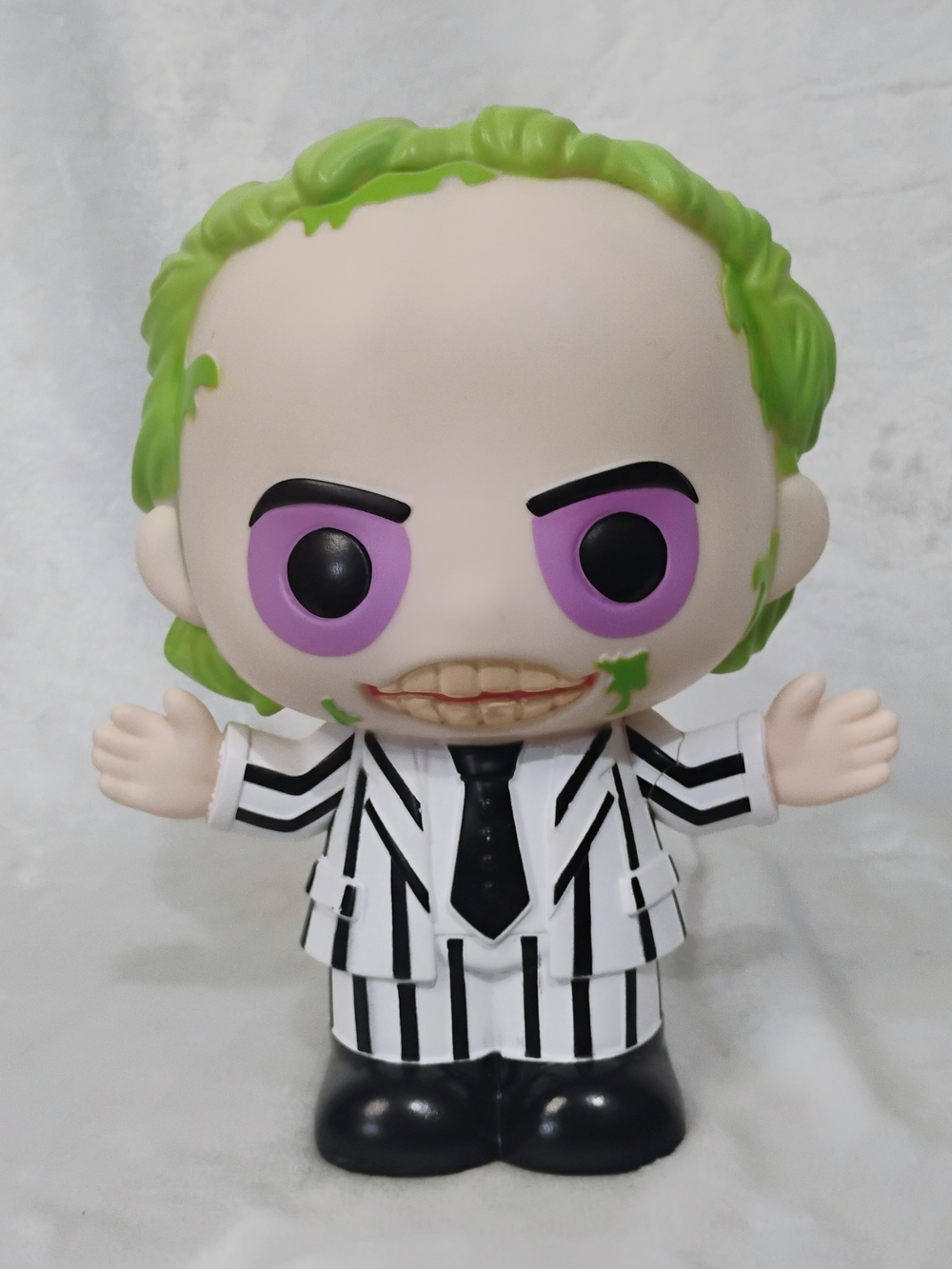 Beetlejuice 9" Piggy Coin Bank Figure PVC Plastic Movie Collectable Chibi P